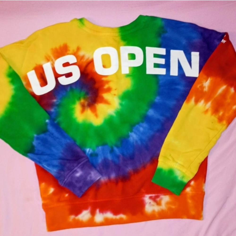 Ralph Lauren US Open Tie Dye Sweatshirt Size Small - Picture 2 of 4